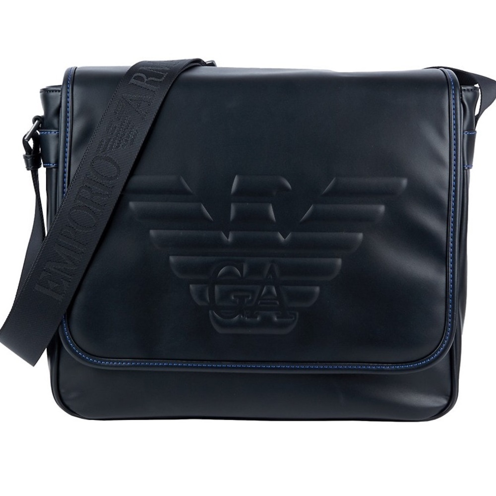 Emporio Armani
Logo Messenger Bag Navy Blue NWT
